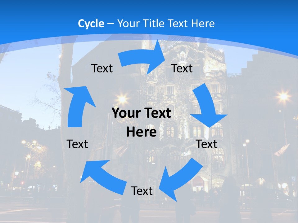 A Lineup Of New Cars At A Dealership. (Shot With Minimum Depth Of Field. Focus Is On The Third Vehicle From The Front.) PowerPoint Template