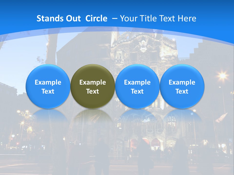 A Lineup Of New Cars At A Dealership. (Shot With Minimum Depth Of Field. Focus Is On The Third Vehicle From The Front.) PowerPoint Template