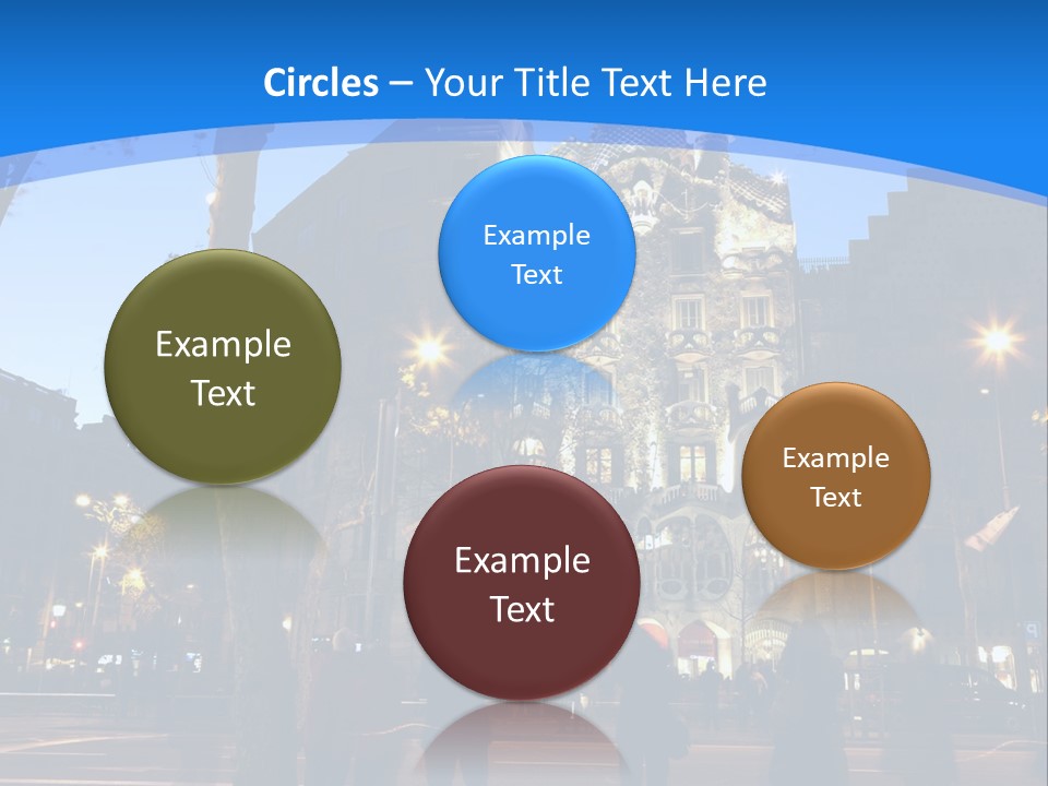 A Lineup Of New Cars At A Dealership. (Shot With Minimum Depth Of Field. Focus Is On The Third Vehicle From The Front.) PowerPoint Template
