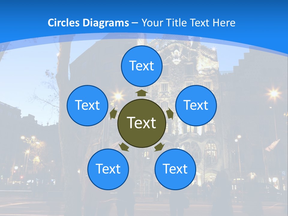 A Lineup Of New Cars At A Dealership. (Shot With Minimum Depth Of Field. Focus Is On The Third Vehicle From The Front.) PowerPoint Template