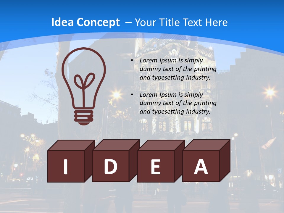 A Lineup Of New Cars At A Dealership. (Shot With Minimum Depth Of Field. Focus Is On The Third Vehicle From The Front.) PowerPoint Template