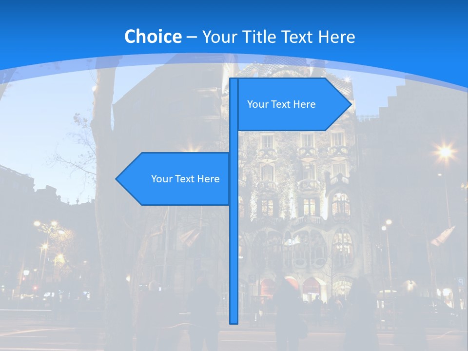 A Lineup Of New Cars At A Dealership. (Shot With Minimum Depth Of Field. Focus Is On The Third Vehicle From The Front.) PowerPoint Template