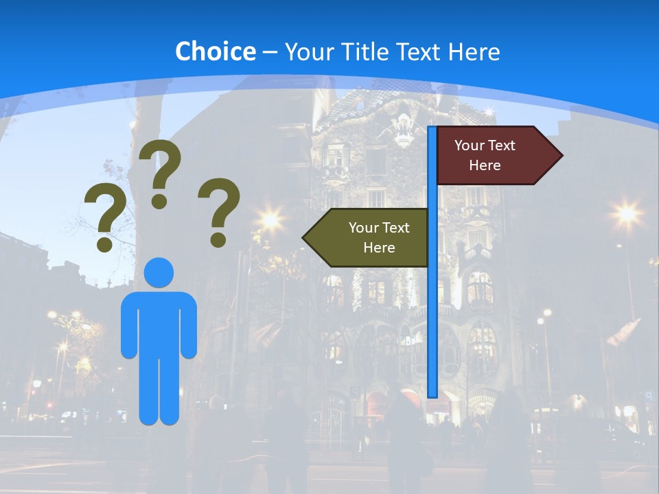 A Lineup Of New Cars At A Dealership. (Shot With Minimum Depth Of Field. Focus Is On The Third Vehicle From The Front.) PowerPoint Template