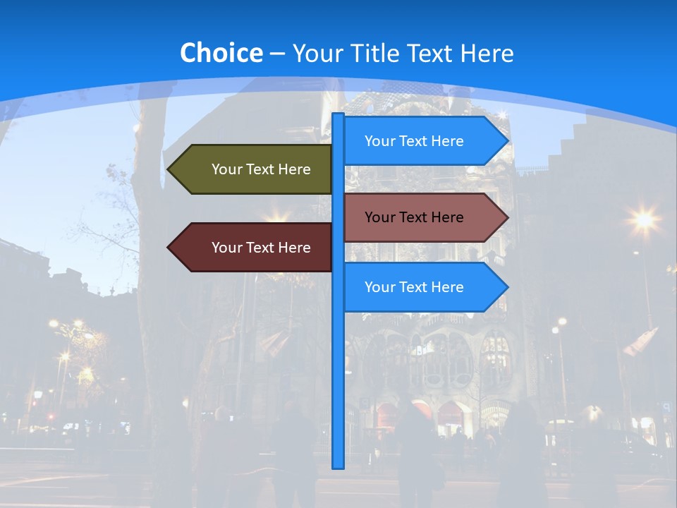 A Lineup Of New Cars At A Dealership. (Shot With Minimum Depth Of Field. Focus Is On The Third Vehicle From The Front.) PowerPoint Template