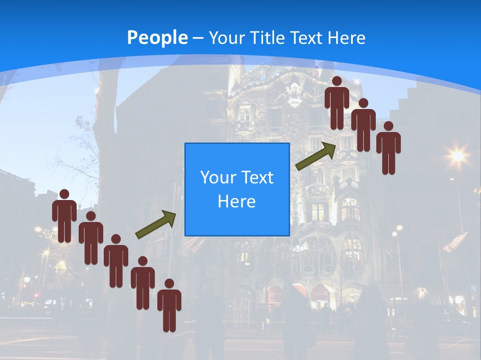A Lineup Of New Cars At A Dealership. (Shot With Minimum Depth Of Field. Focus Is On The Third Vehicle From The Front.) PowerPoint Template