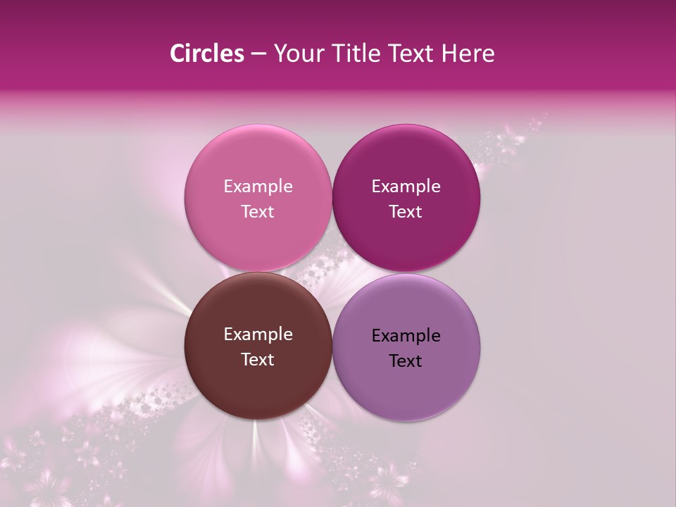 Amazing Flower PowerPoint Template