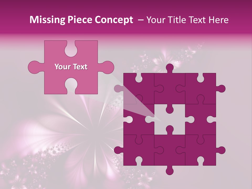 Amazing Flower PowerPoint Template