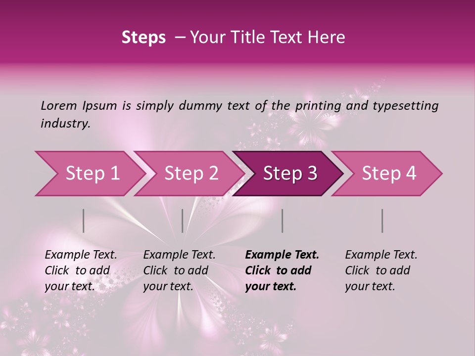 Amazing Flower PowerPoint Template