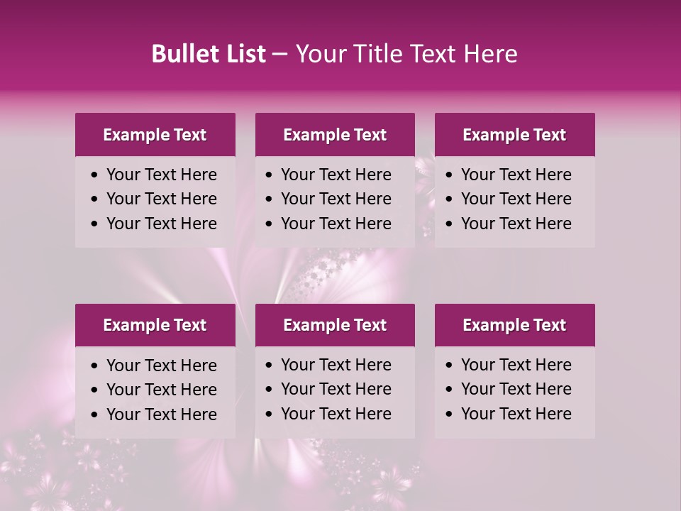 Amazing Flower PowerPoint Template