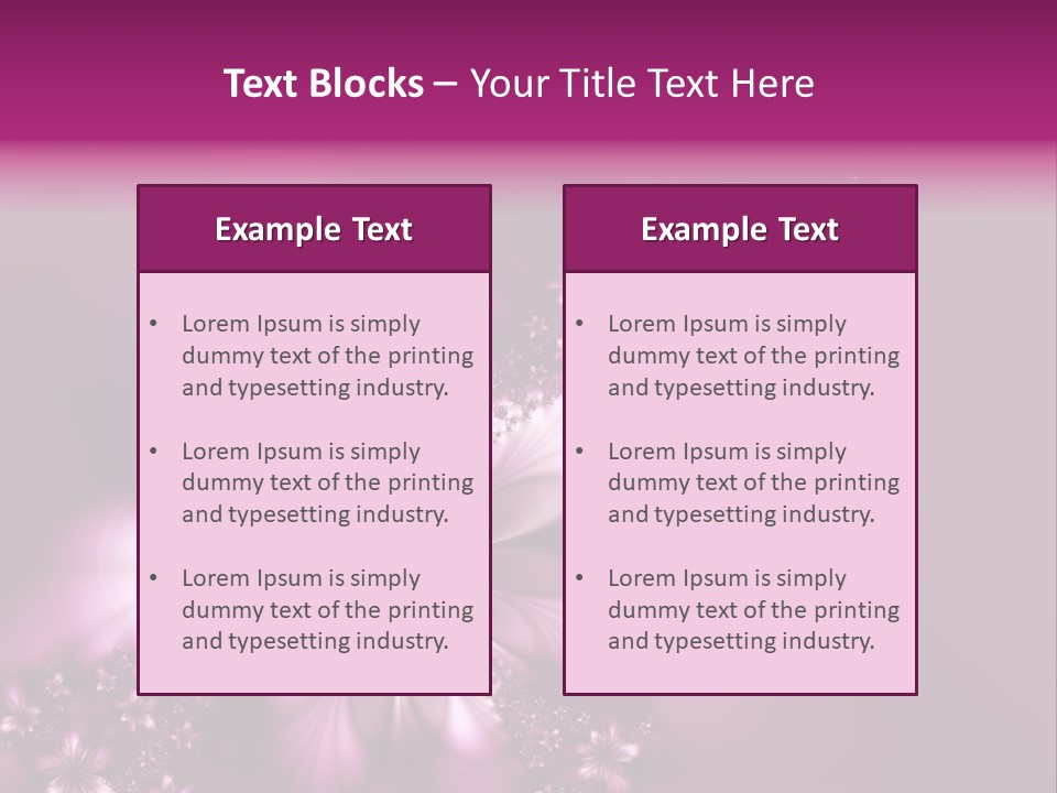 Amazing Flower PowerPoint Template