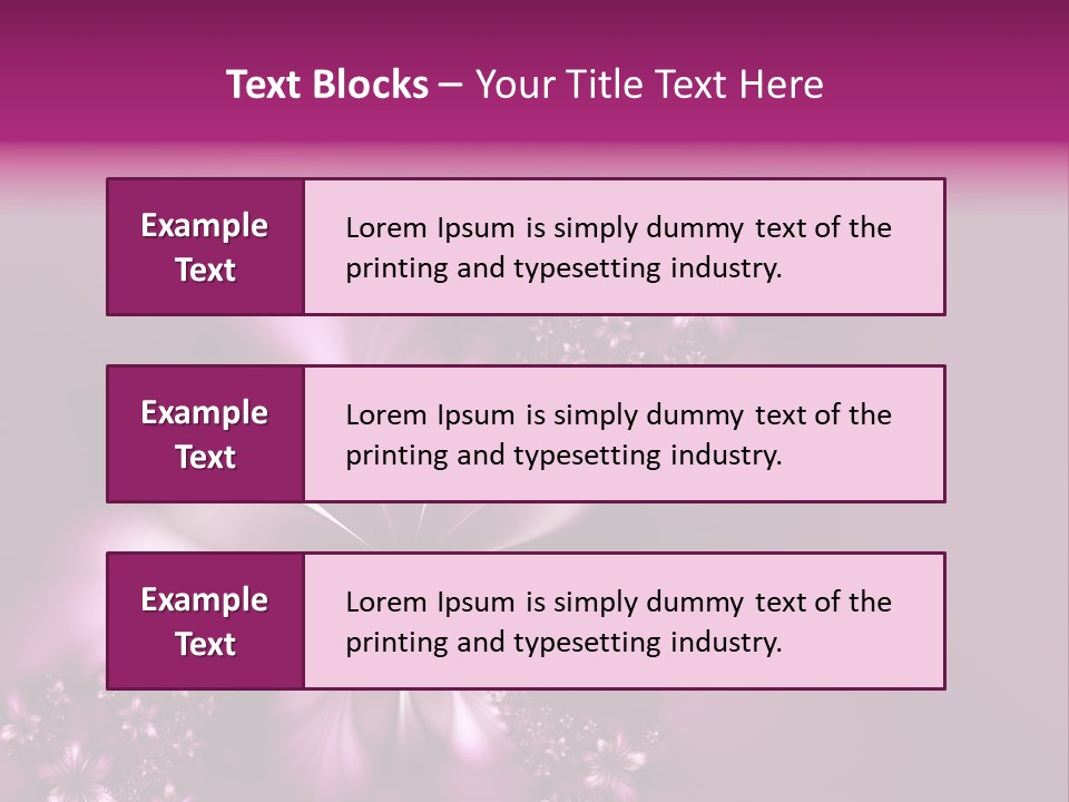 Amazing Flower PowerPoint Template