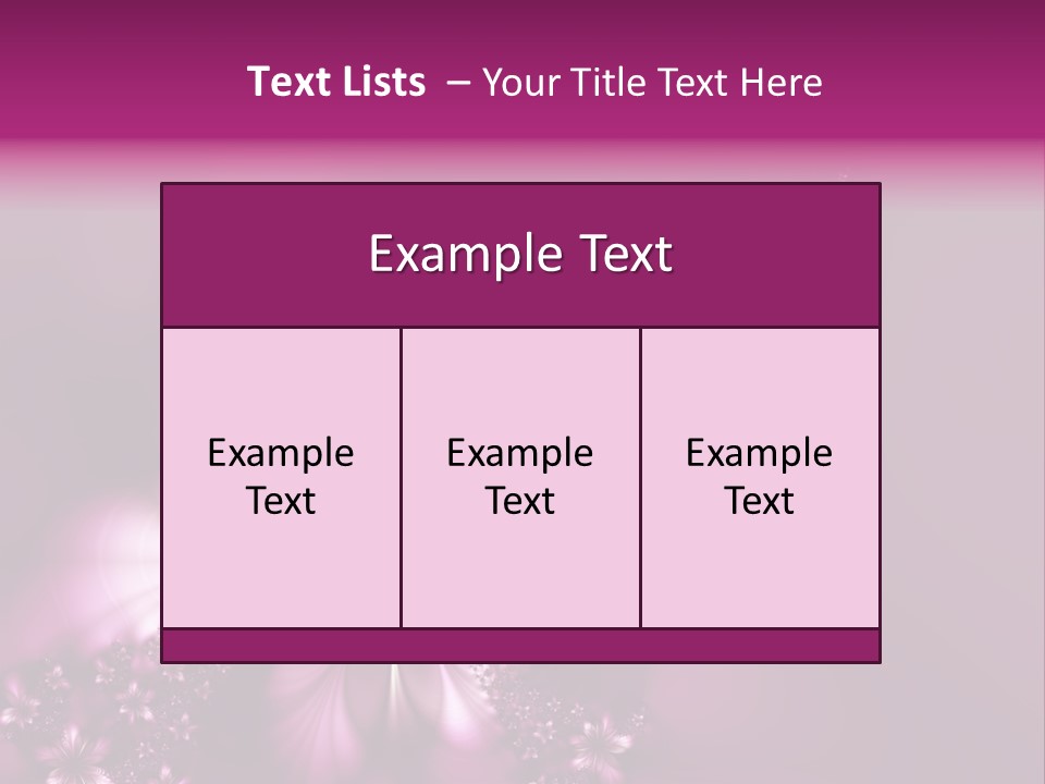 Amazing Flower PowerPoint Template