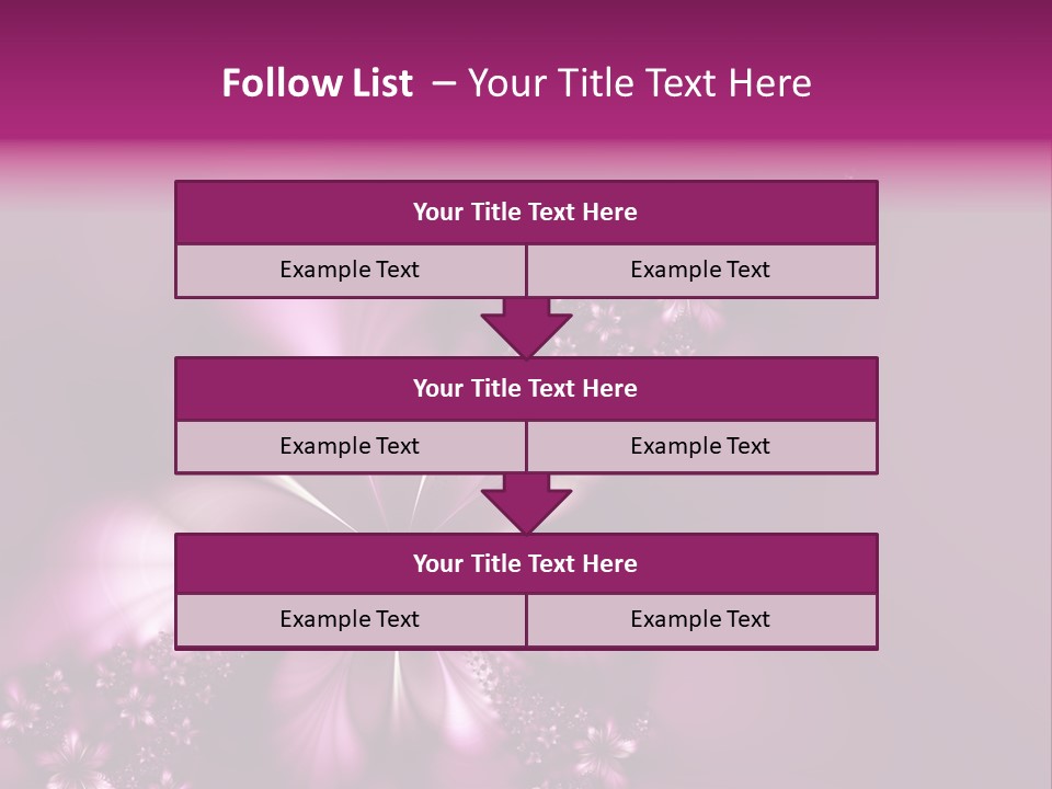 Amazing Flower PowerPoint Template