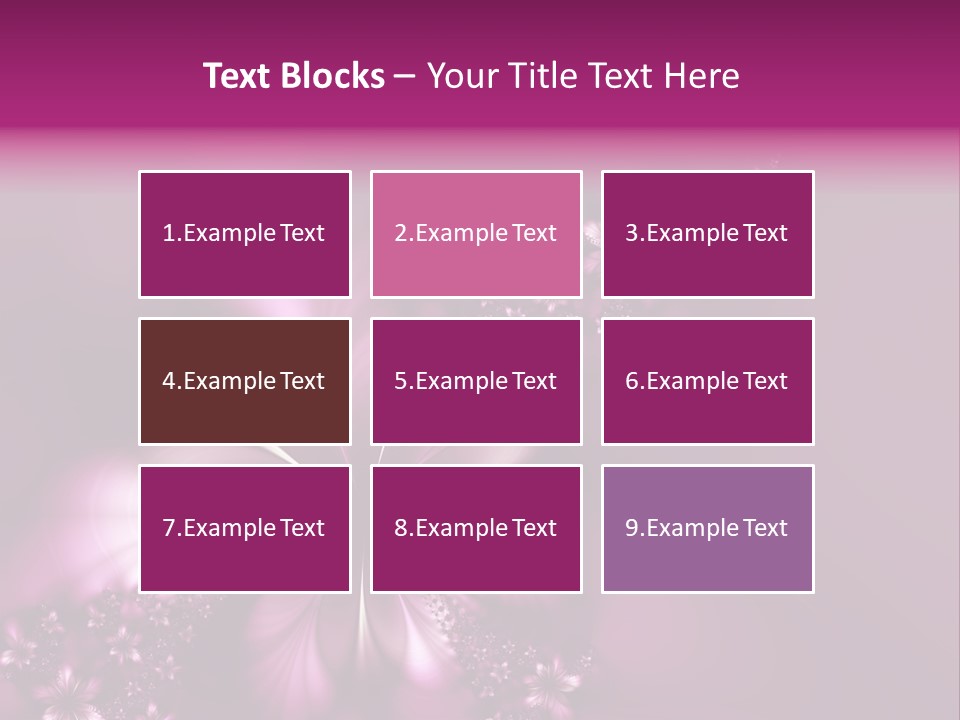 Amazing Flower PowerPoint Template