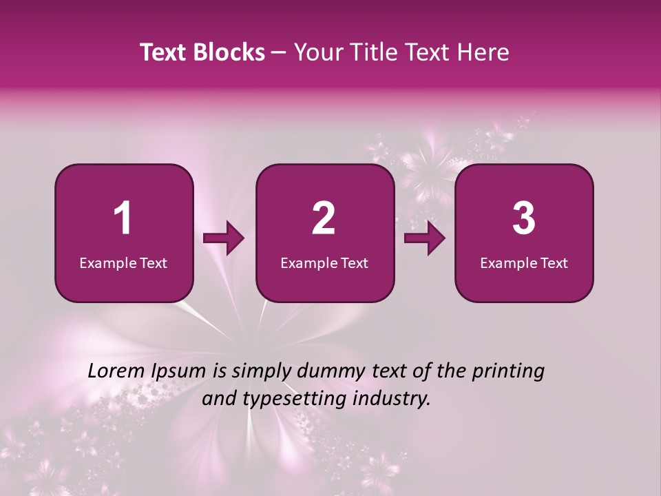 Amazing Flower PowerPoint Template