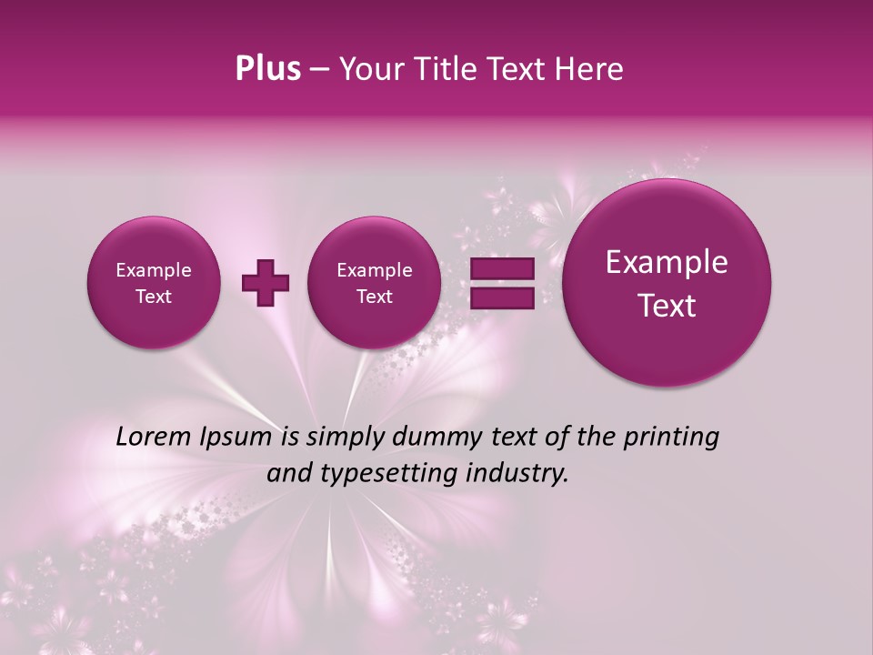 Amazing Flower PowerPoint Template