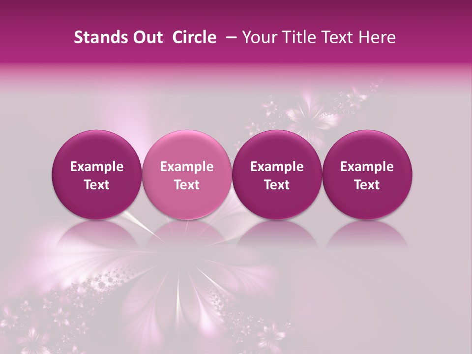 Amazing Flower PowerPoint Template