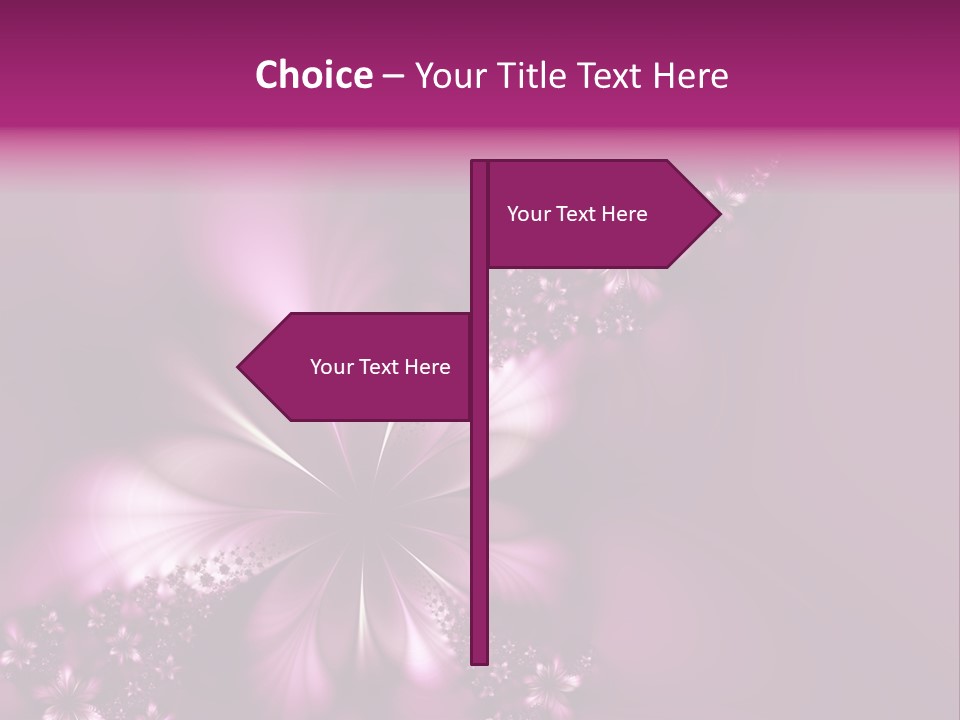 Amazing Flower PowerPoint Template