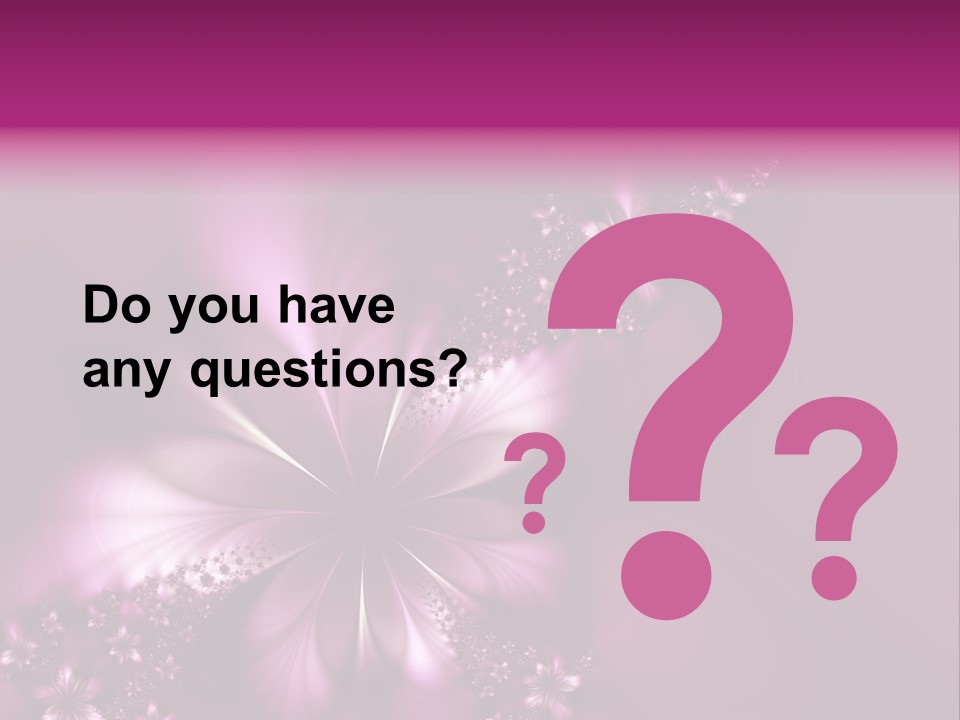 Amazing Flower PowerPoint Template