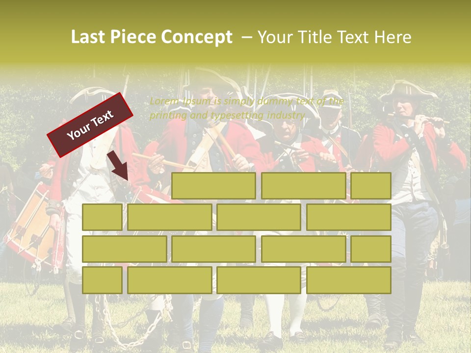 Actors Performing At The Annual Battle Of Monmouth Reenactment Located At Monmouth Battlefield State Park Every June In Manalapan New Jersey. PowerPoint Template