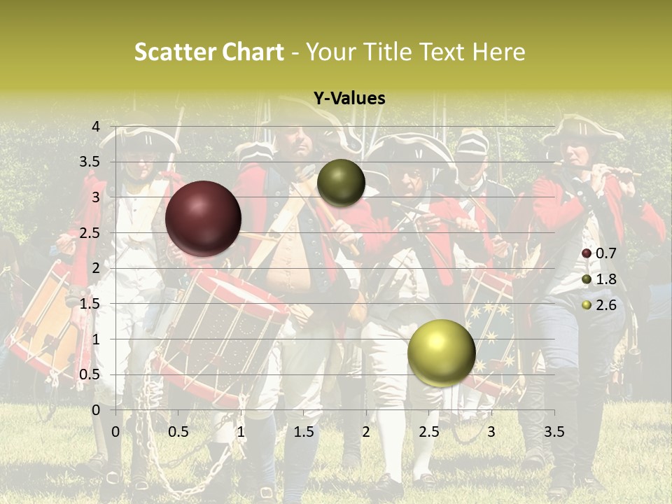 Actors Performing At The Annual Battle Of Monmouth Reenactment Located At Monmouth Battlefield State Park Every June In Manalapan New Jersey. PowerPoint Template
