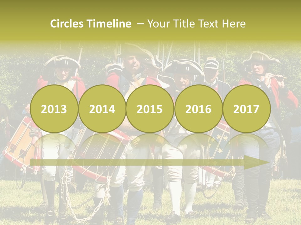 Actors Performing At The Annual Battle Of Monmouth Reenactment Located At Monmouth Battlefield State Park Every June In Manalapan New Jersey. PowerPoint Template