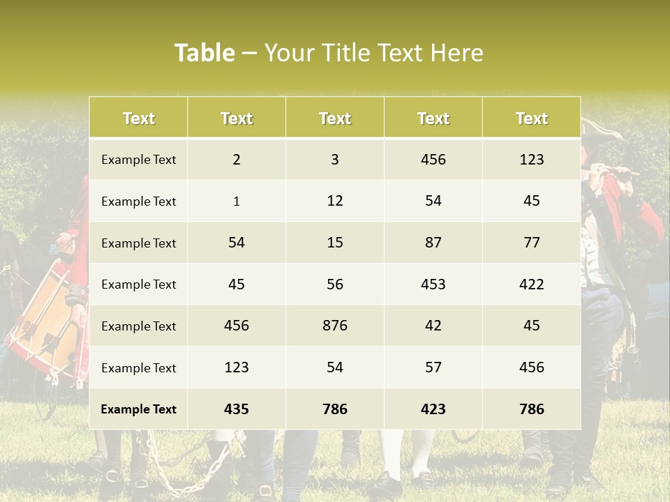 Actors Performing At The Annual Battle Of Monmouth Reenactment Located At Monmouth Battlefield State Park Every June In Manalapan New Jersey. PowerPoint Template