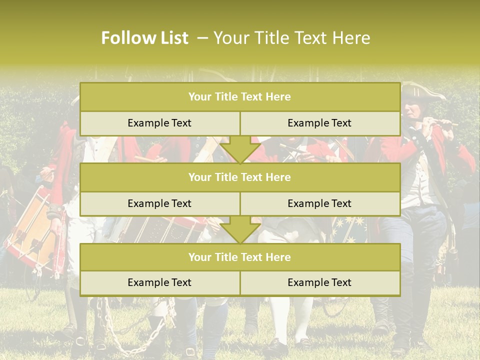Actors Performing At The Annual Battle Of Monmouth Reenactment Located At Monmouth Battlefield State Park Every June In Manalapan New Jersey. PowerPoint Template