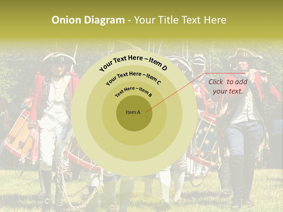 Actors Performing At The Annual Battle Of Monmouth Reenactment Located At Monmouth Battlefield State Park Every June In Manalapan New Jersey. PowerPoint Template