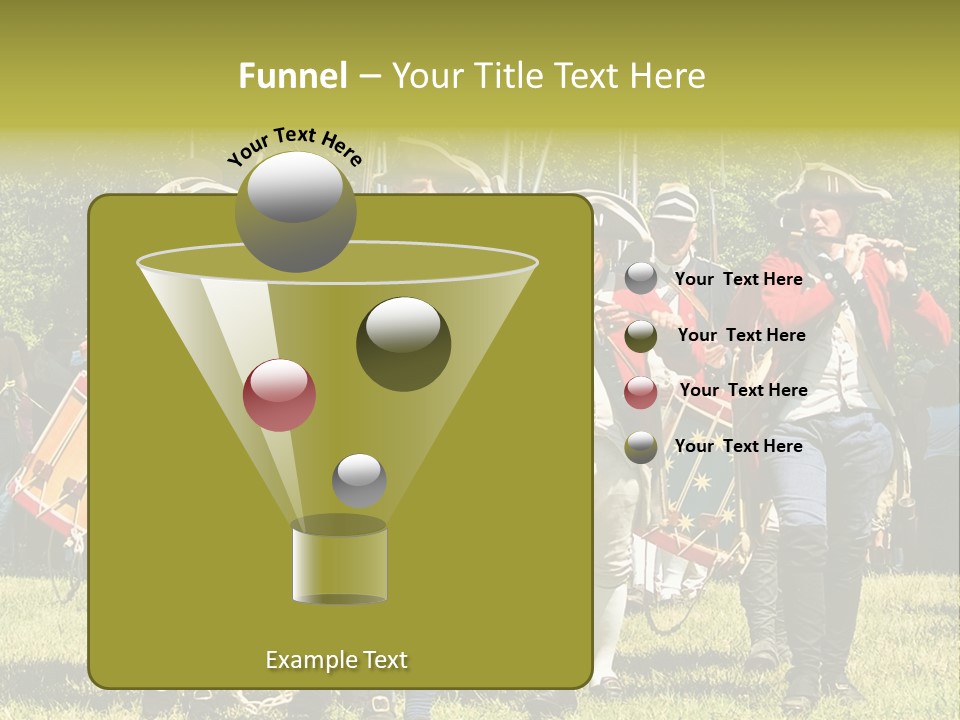 Actors Performing At The Annual Battle Of Monmouth Reenactment Located At Monmouth Battlefield State Park Every June In Manalapan New Jersey. PowerPoint Template