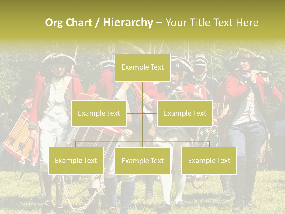 Actors Performing At The Annual Battle Of Monmouth Reenactment Located At Monmouth Battlefield State Park Every June In Manalapan New Jersey. PowerPoint Template