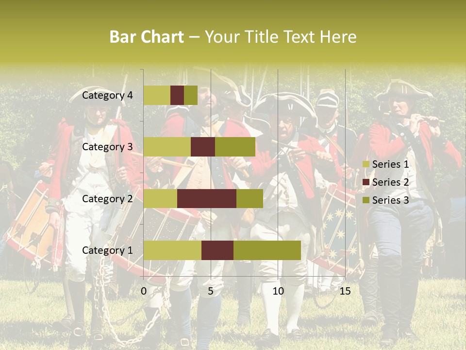 Actors Performing At The Annual Battle Of Monmouth Reenactment Located At Monmouth Battlefield State Park Every June In Manalapan New Jersey. PowerPoint Template