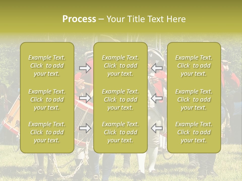 Actors Performing At The Annual Battle Of Monmouth Reenactment Located At Monmouth Battlefield State Park Every June In Manalapan New Jersey. PowerPoint Template