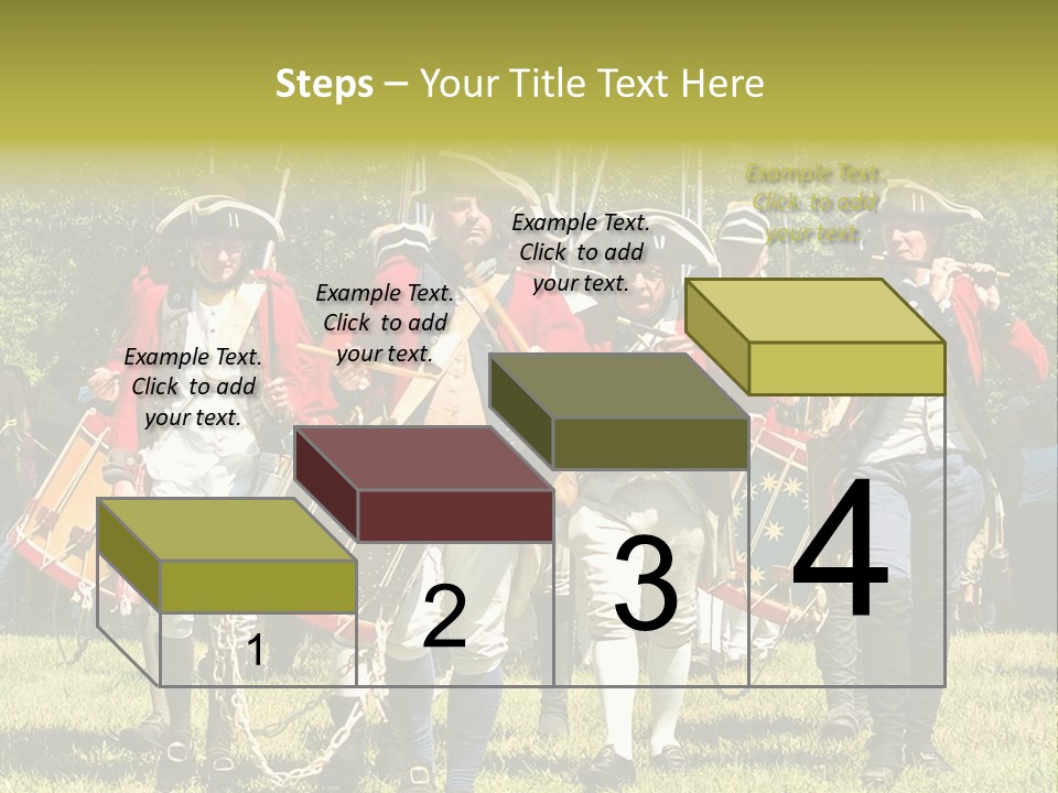 Actors Performing At The Annual Battle Of Monmouth Reenactment Located At Monmouth Battlefield State Park Every June In Manalapan New Jersey. PowerPoint Template