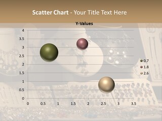 Beautiful Jewelry In The Shop Window PowerPoint Template
