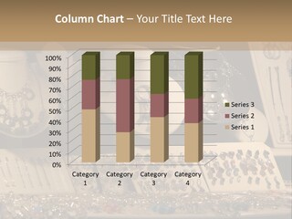 Beautiful Jewelry In The Shop Window PowerPoint Template