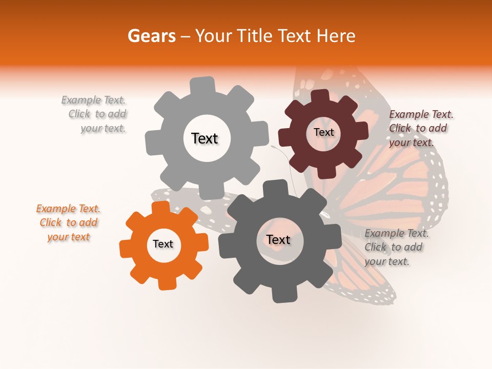 Shopping Hall #4. Motion Blur PowerPoint Template