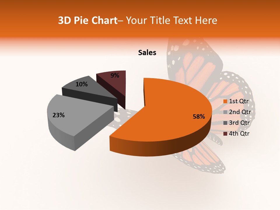 Shopping Hall #4. Motion Blur PowerPoint Template