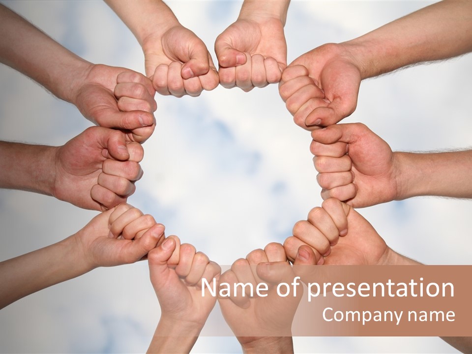 Fist Group PowerPoint Template