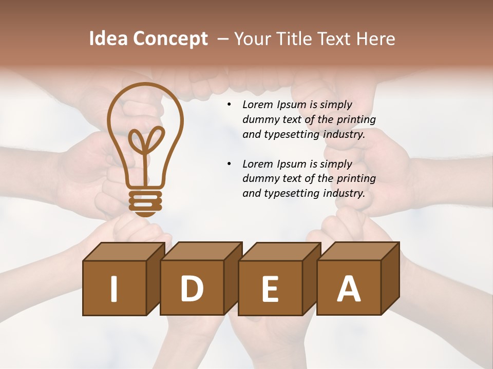 Fist Group PowerPoint Template