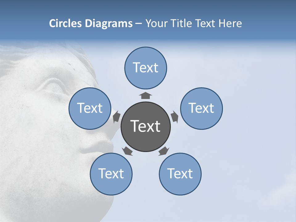 Sculpture Of A Woman - This Sculpture Is In The Jardin Des Plantes In Paris. Sclpturer Is Louis-Marie Dupaty (Venus Genetrix - 1810) PowerPoint Template