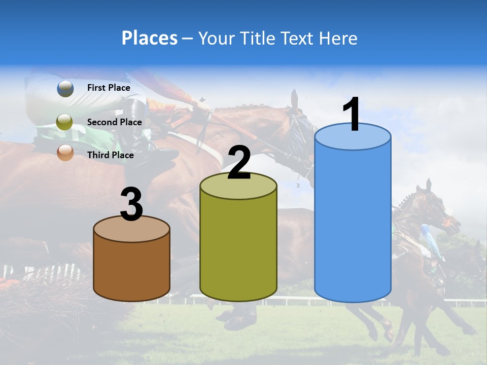 Jumping Horses PowerPoint Template