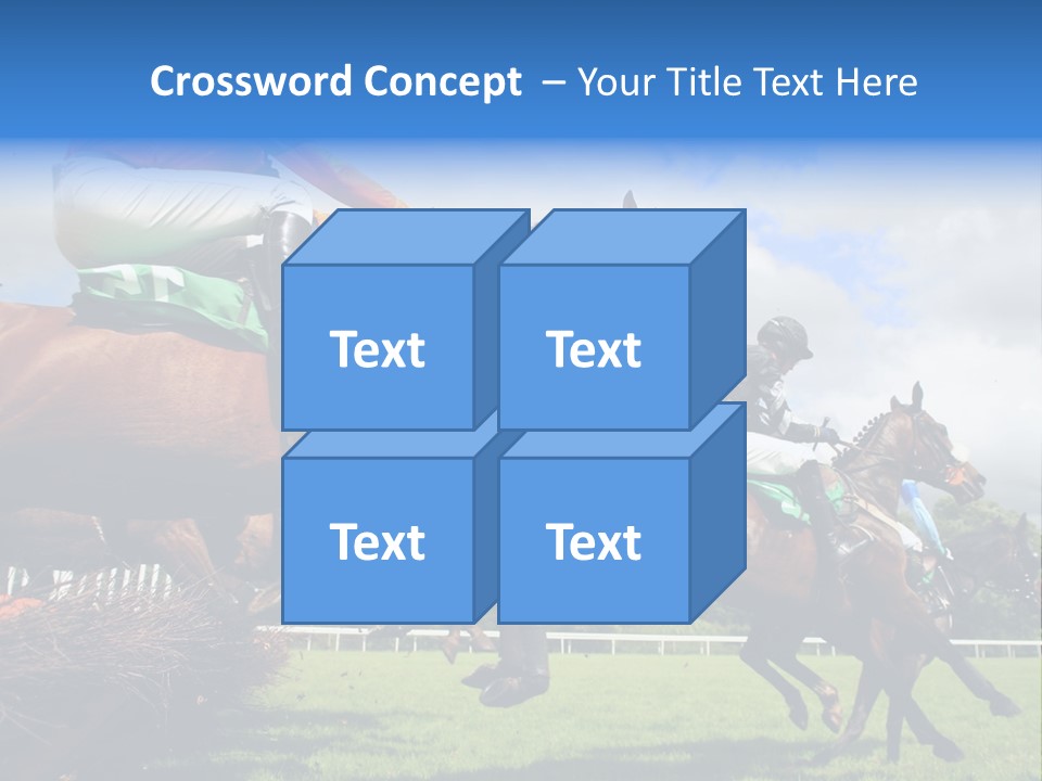 Jumping Horses PowerPoint Template