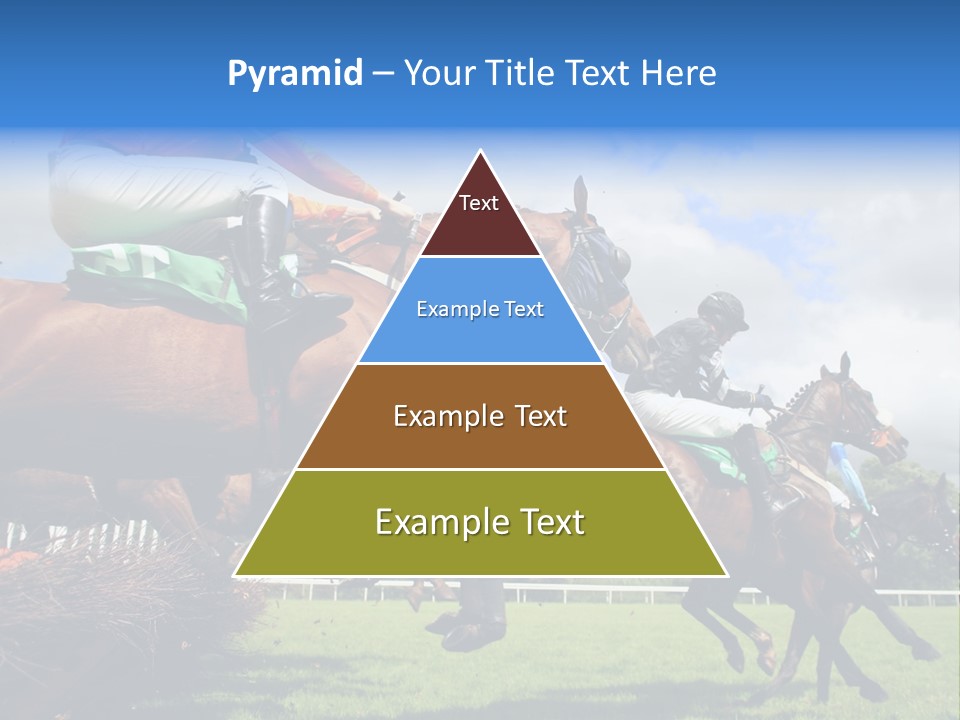 Jumping Horses PowerPoint Template