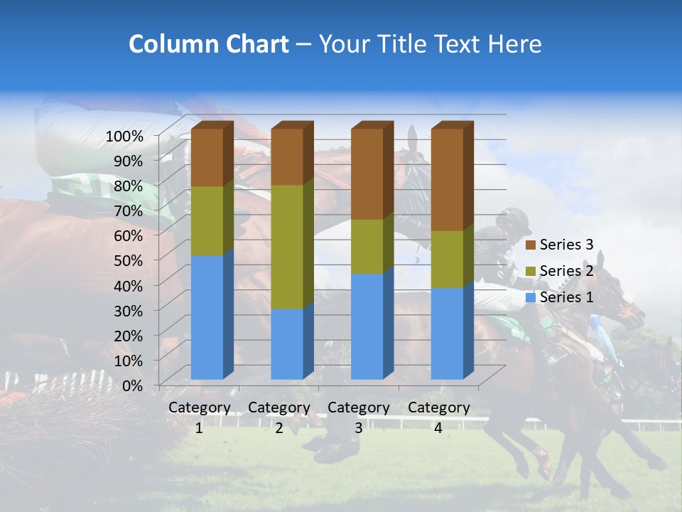 Jumping Horses PowerPoint Template