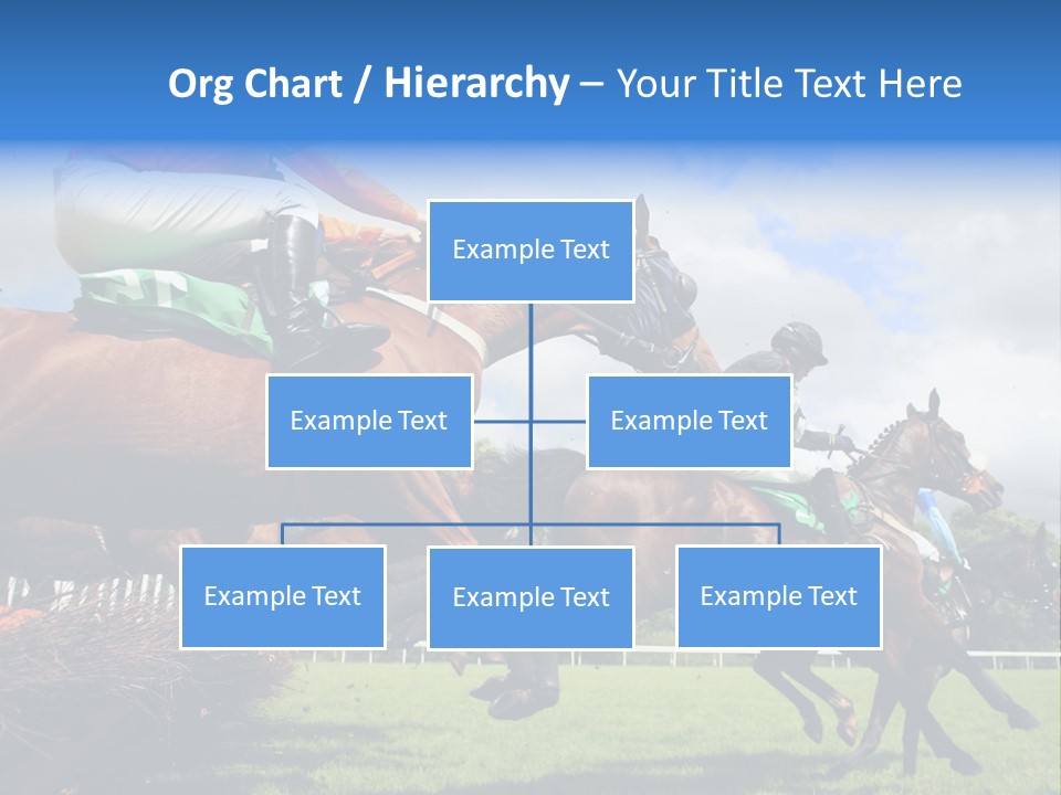 Jumping Horses PowerPoint Template