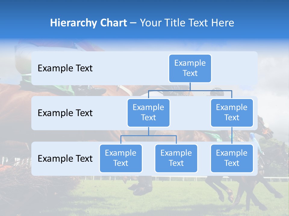 Jumping Horses PowerPoint Template
