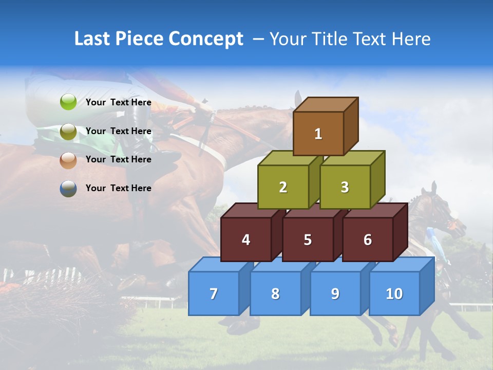 Jumping Horses PowerPoint Template