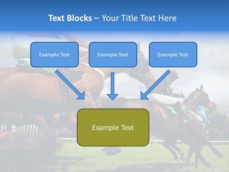 Jumping Horses PowerPoint Template