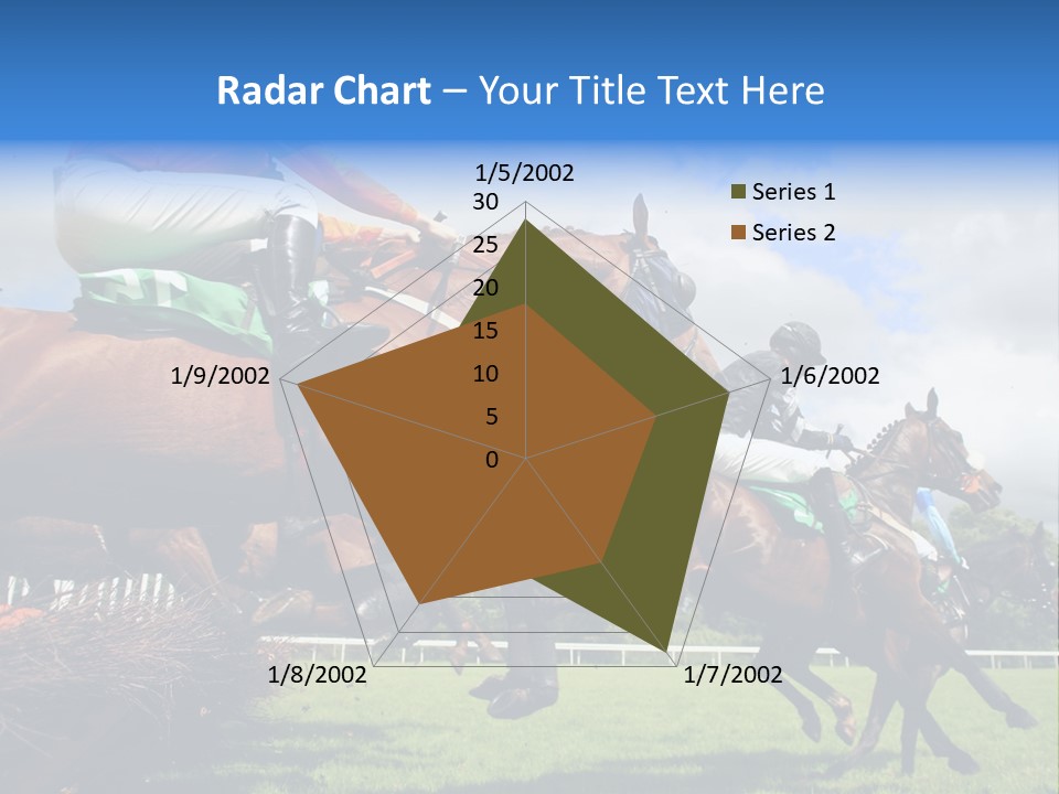 Jumping Horses PowerPoint Template